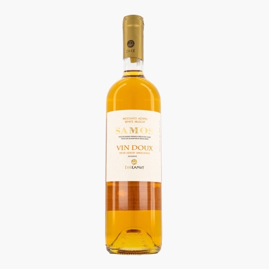 Vin alb dulce Vin Doux Muscat de Samos, 15%, 0.75l 		