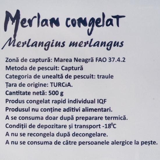 Merlan Marea Neagră, congelat 500g