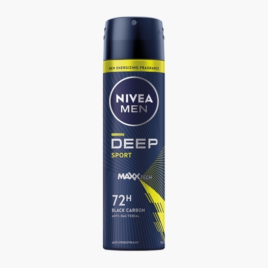 Deodorant antiperspirant spray Men Deep Sport Maxxtech 72h, 150ml