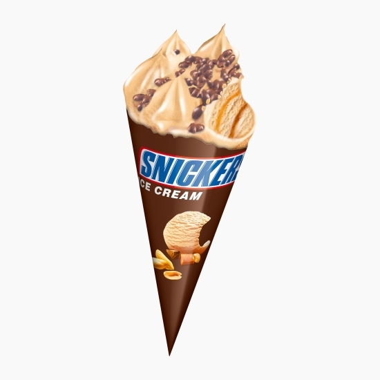 Înghețată cu caramel, ciocolată și arahide, Snickers 110ml