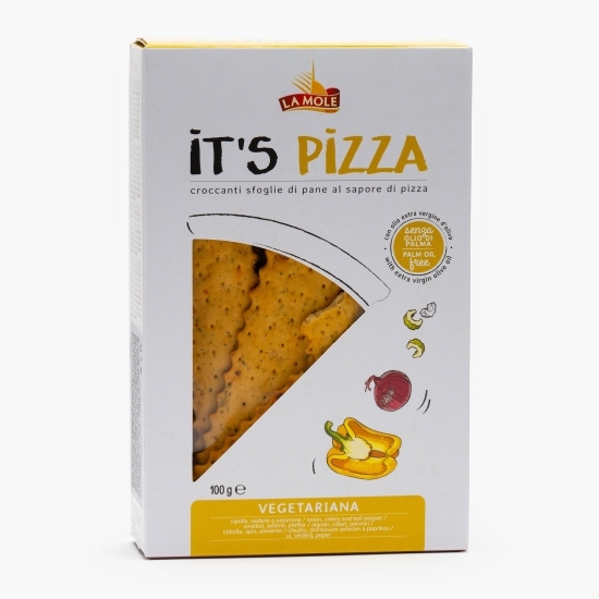 Felii de pâine coapte cu aromă de pizza, Vegetariana 100g