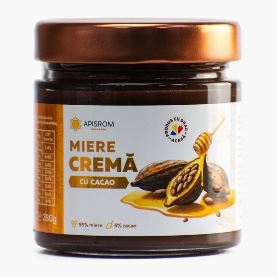 Miere cremă cu cacao 280g