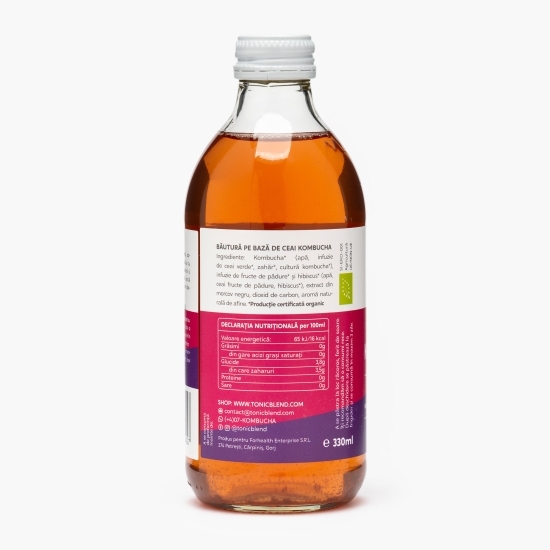 Kombucha eco cu fructe de pădure 0.33l