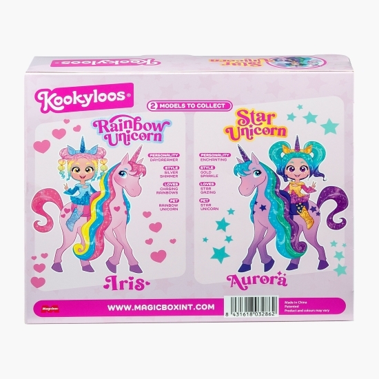 Set de joacă cu păpușă Aurora Star Unicorn KookyLoos