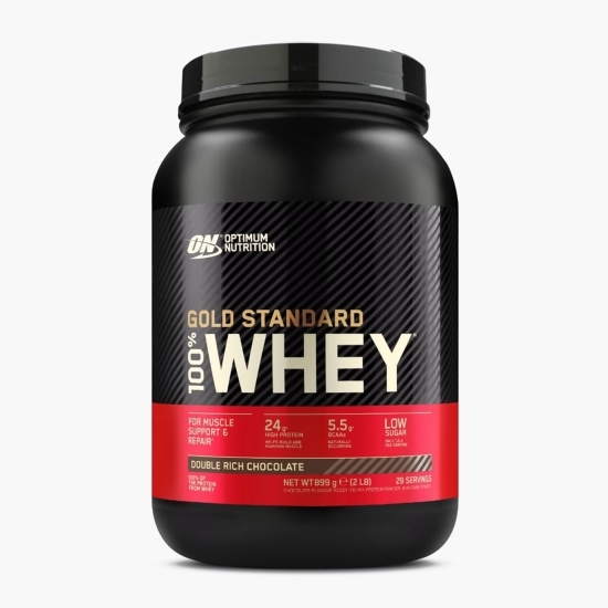 Proteine din zer 100% Whey Gold Standard, aromă ciocolată, 899g 