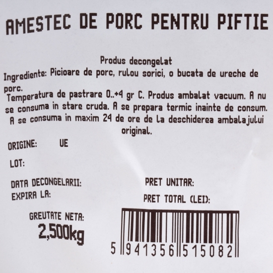 Amestec de porc pentru piftie 2.5kg