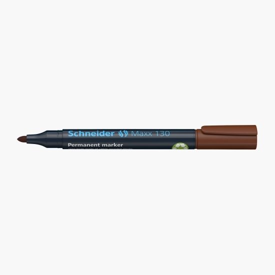 Marker permanent cu vârf rotund 1-3mm, maro