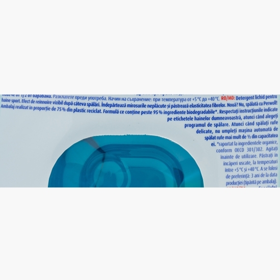 Detergent de rufe lichid Renew Sport, 40 spălări, 2l