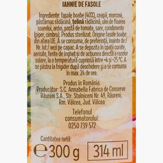 Iahnie de fasole 300g 