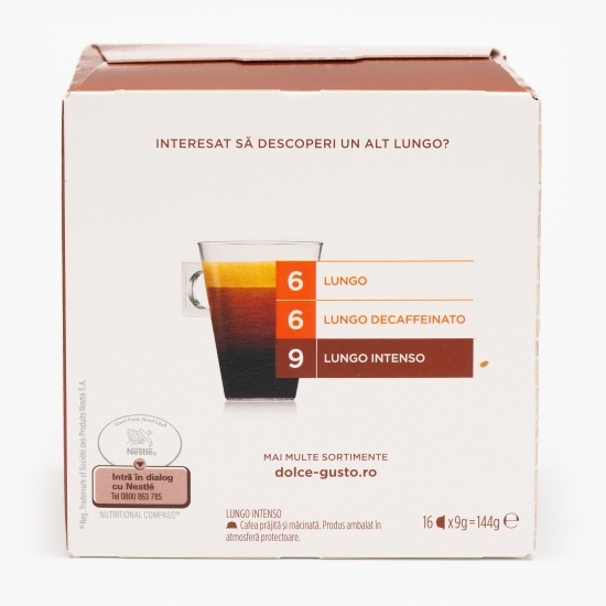 Lungo Intenso 16 băuturi 144g, capsule cafea 