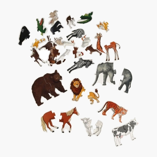 Puzzle educațional animale, 36 piese, 2+ ani