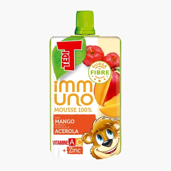 Mousse de fructe Immuno cu mango și acerola 100g