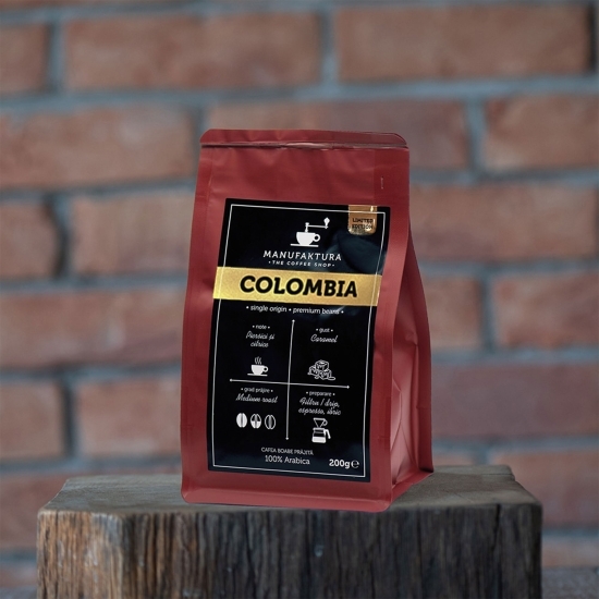 Colombia 200g cafea boabe prăjită