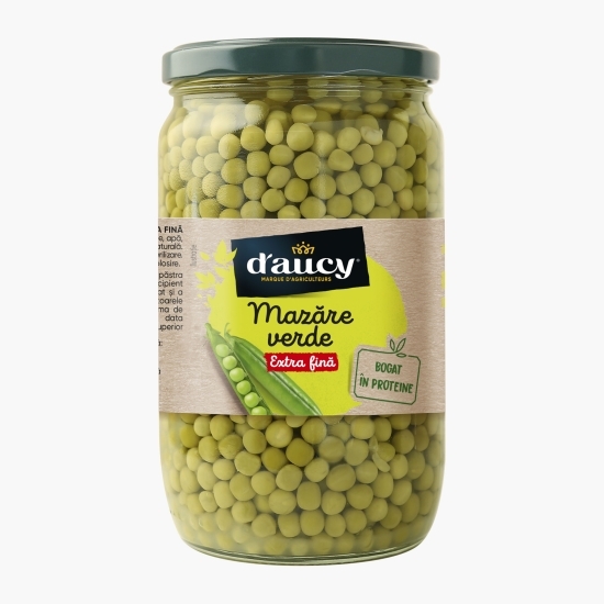 Mazăre verde extrafină 660g