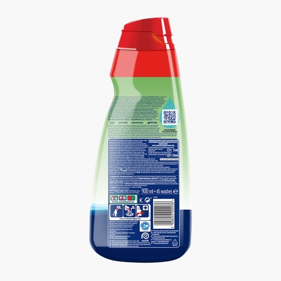 Detergent de vase gel pentru mașina de spălat vase Power Gel, 45 spălări, 0.9l