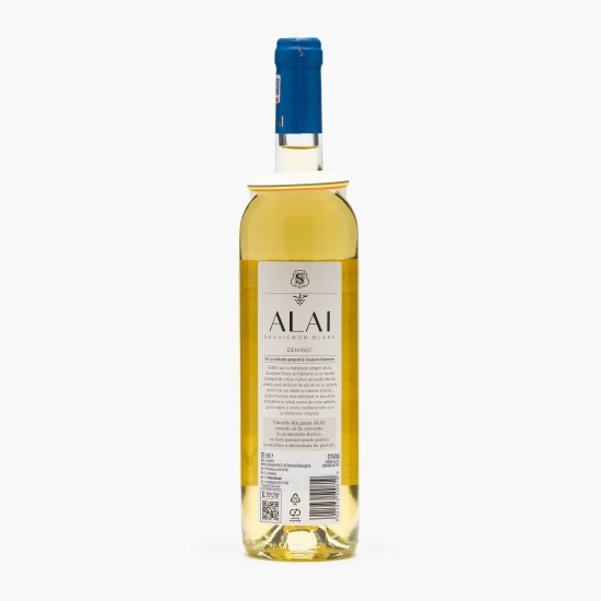 Vin alb demisec ALAI, Sauvignon Blanc, 12%, 0.75l