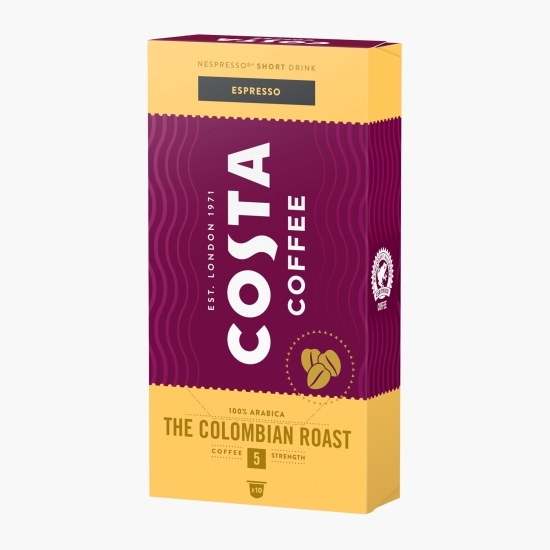 Espresso Colombian Roast Single Origin 10 băuturi, 57g, capsule cafea