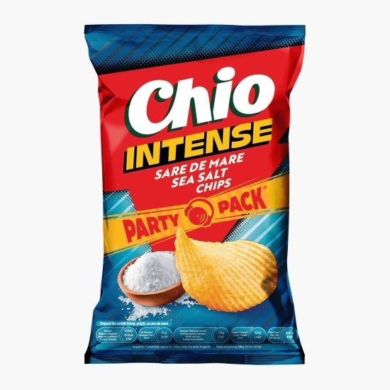 Chipsuri ondulate din cartofi cu sare de mare, Intense 160g