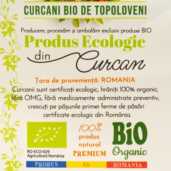 Frigărui din pulpă de curcan eco 150g