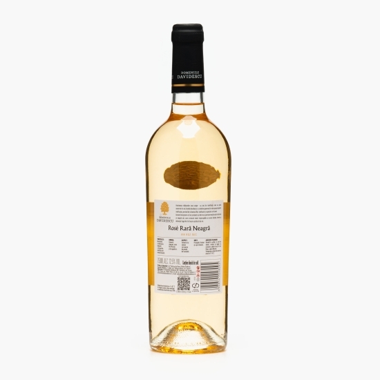 Vin rose sec Rară Neagră, 12.5%, 0.75l