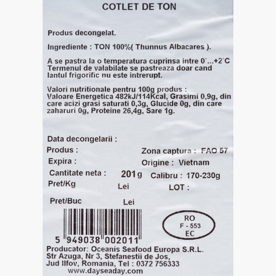 Cotlet de ton 200g