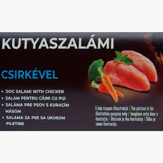 Salam pentru câini, cu pui, 1kg