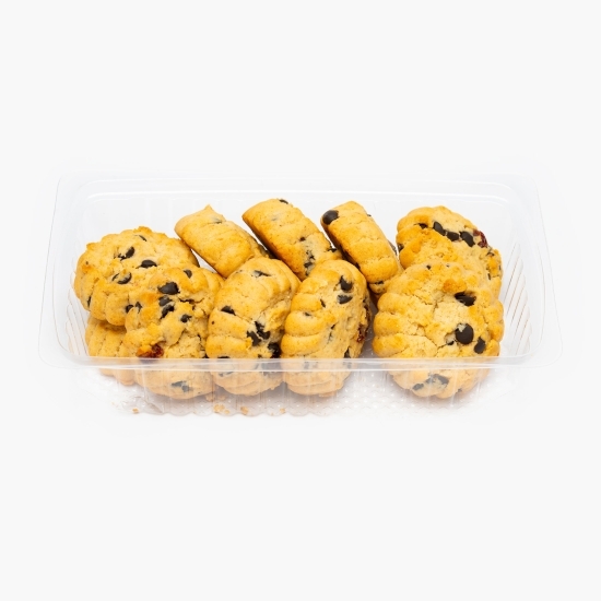 Biscuiți cookies cu merișoare și ciocolată 300g