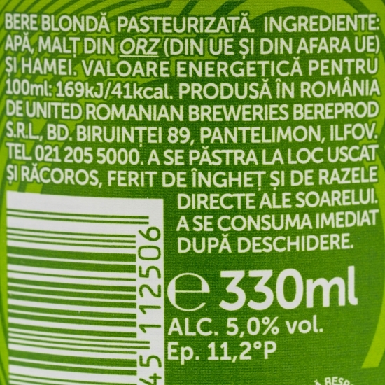 Bere blondă 4x0.33l