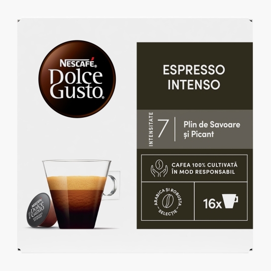 Espresso Intenso 16 băuturi 112g, capsule cafea 