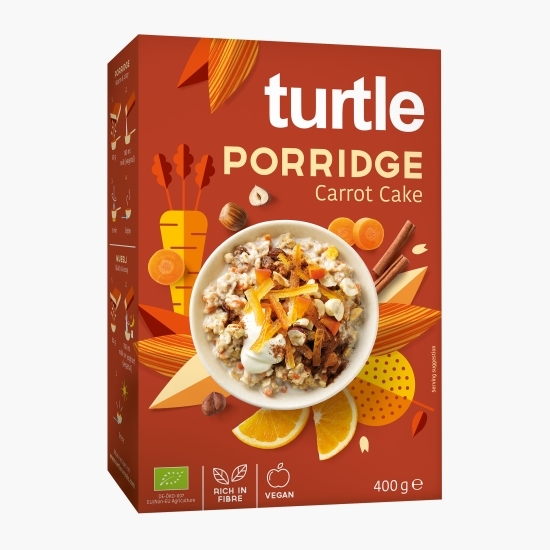 Porridge cu fulgi de ovăz eco Carrot Cake 400g