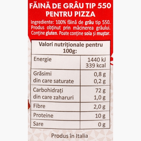 Făină tip 550 pentru pizza, 1 kg