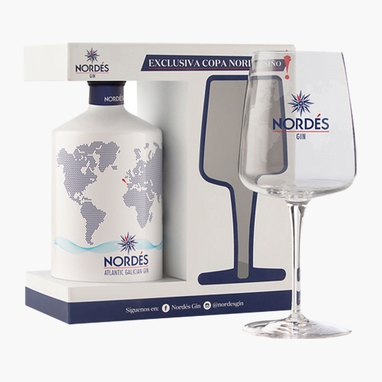 Gin Atlantic, 40%, 0.7l + pahar