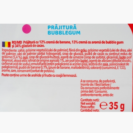 Prăjitură cu cremă bubble gum 35g