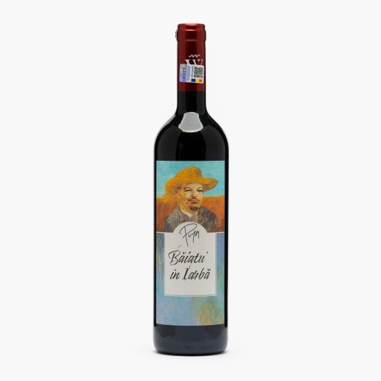 Vin roșu demisec, Fetească Neagră 13%, 0.75l