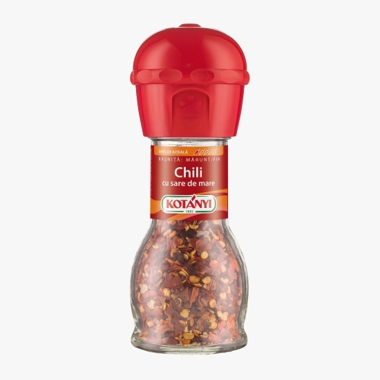 Râșniță chili cu sare de mare 35g