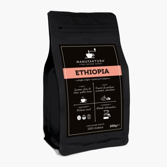 Ethiopia 200g cafea boabe prăjită