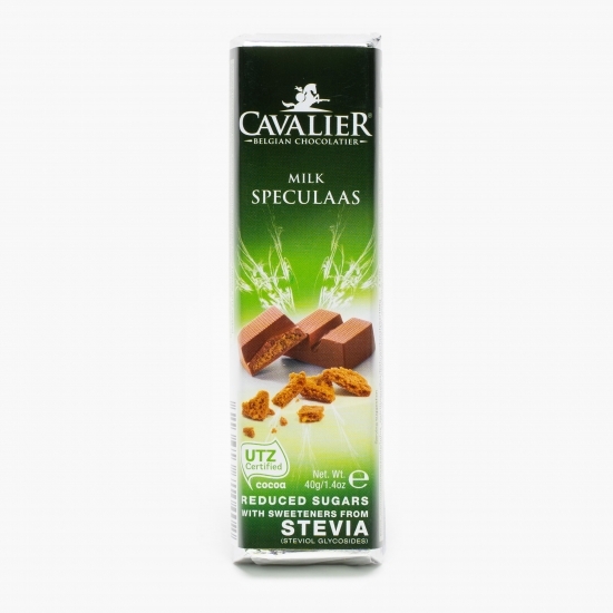 Baton stevia ciocolată lapte 40g