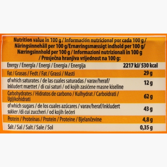 Rulouri din napolitană cu cremă de caramel sărat Happy Swing 150g