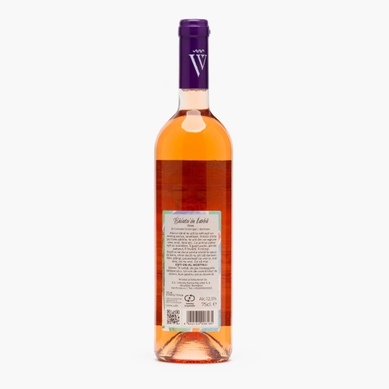 Vin rose demisec, 12.5%, 0.75l