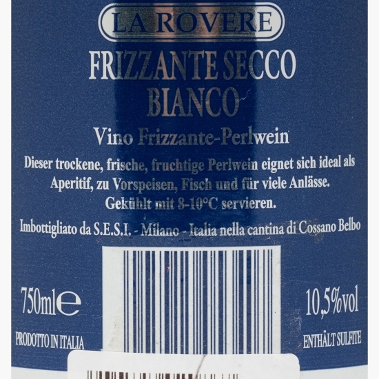 Vin frizant alb Frizzante Bianco Blue Bottle, 10.5%, 0.75l