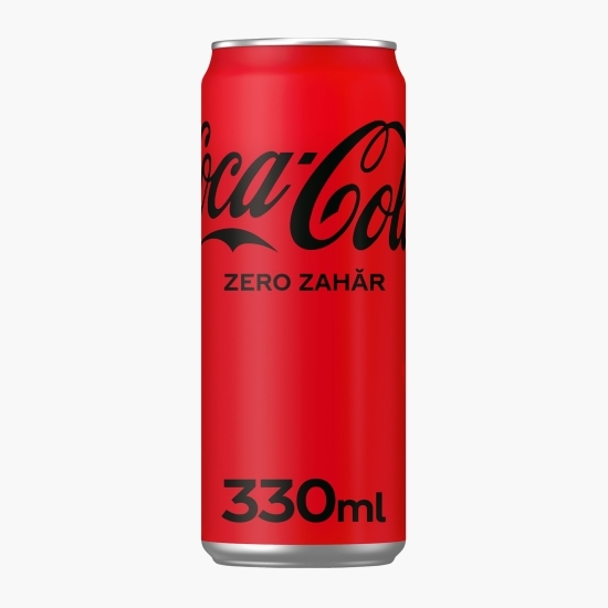 Băutură carbogazoasă cola zero zahăr doză 0.33l