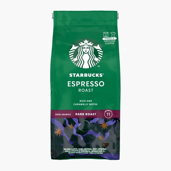 Cafea prăjită și măcinată Espresso Dark Roast 200g