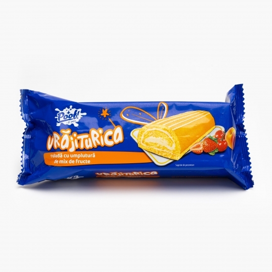 Vrăjiturica - ruladă cu umplutură mix fructe 200g