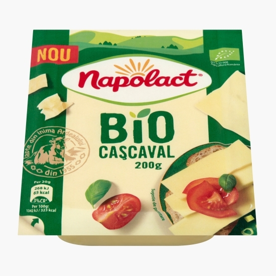 Cașcaval de vacă eco bloc 200g