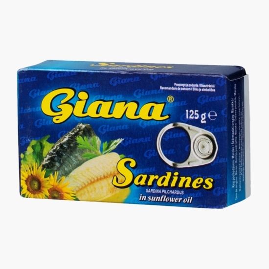 Sardine în ulei 125g 