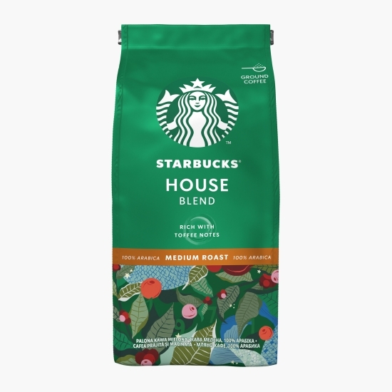 Cafea prăjită și măcinată House Blend 200g