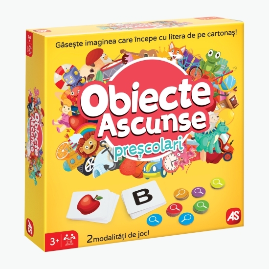 Obiecte ascunse - joc pentru preșcolari +3 ani