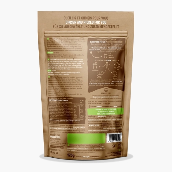 Psyllium eco, sub formă de pulbere 125g