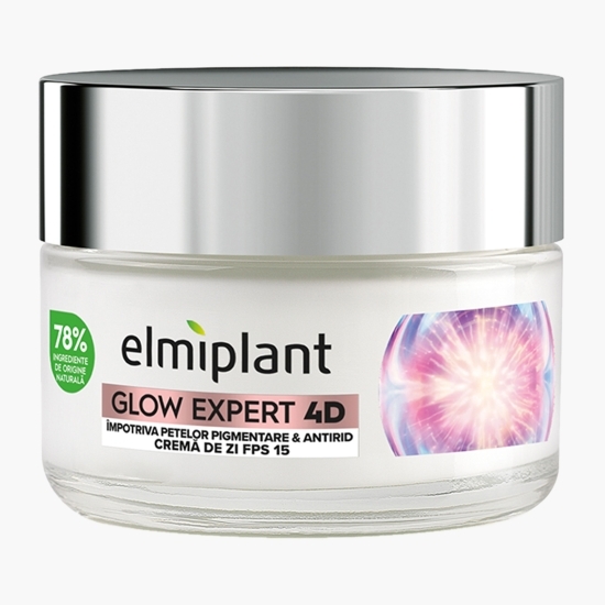 Cremă de zi FPS15 împotriva petelor pigmentare & antirid Glow Expert 4D, 50ml