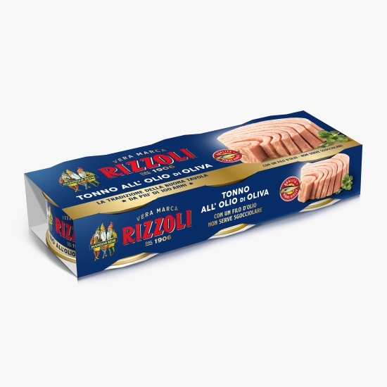 Ton în ulei de măsline 3x65g